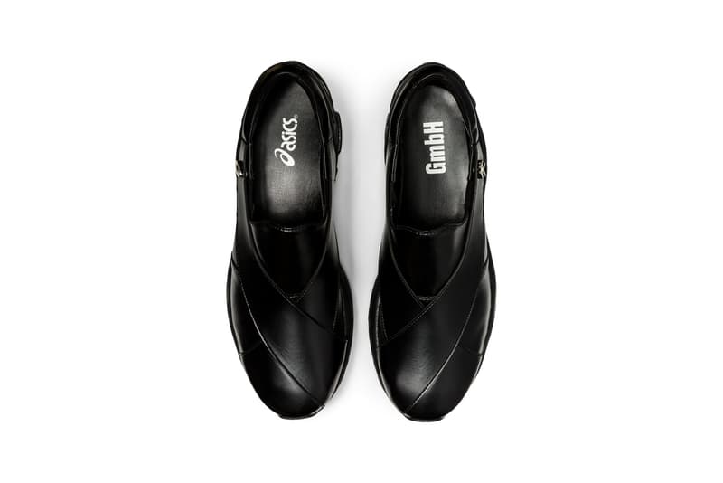 GmbH x ASICS GEL-CHAPPAL Collaboration New Silhouette Berlin Serhat Isik Benjamin Alexander Huseby Fall Winter 2020 FW20 Runway Shoe Mule Slipper Trend Hybrid