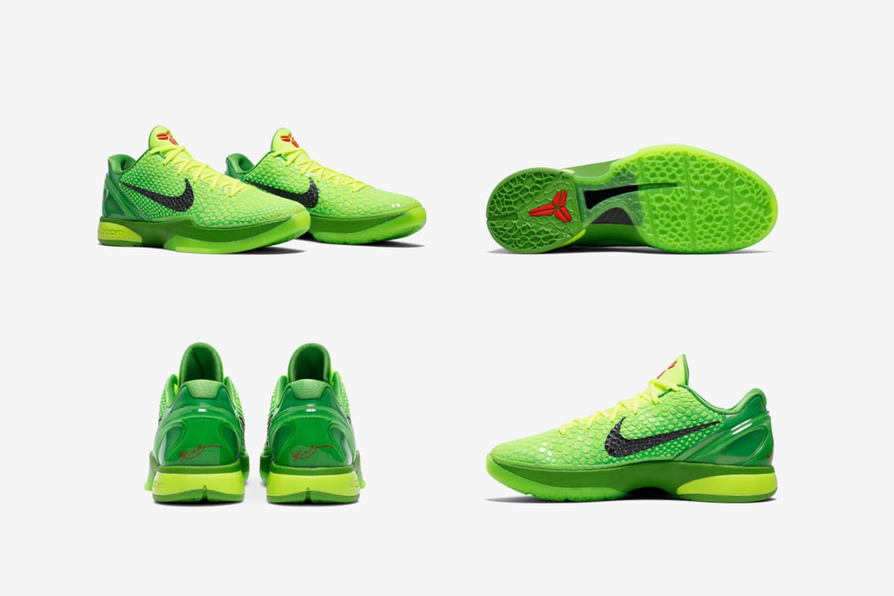 GOAT Nike Zoom Protro Kobe 6 Grinch 