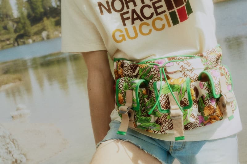 gucci the north face collaboration first look outerwear tents equipment coat clothing hiking boot release information first look details