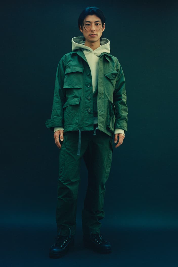 haven toronto canada engineered garments cascadia collection military workwear details