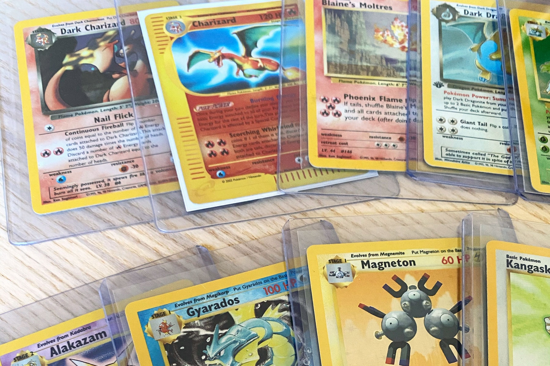 Managed to find these smaller top loaders that fit Pokémon cards with  perfect fit sleeve! : r/PokemonTCG