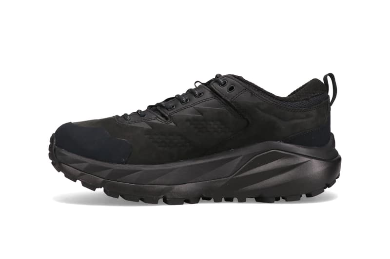 hoka one one kaha low gore tex black green sheen release info photos price store list buying guide