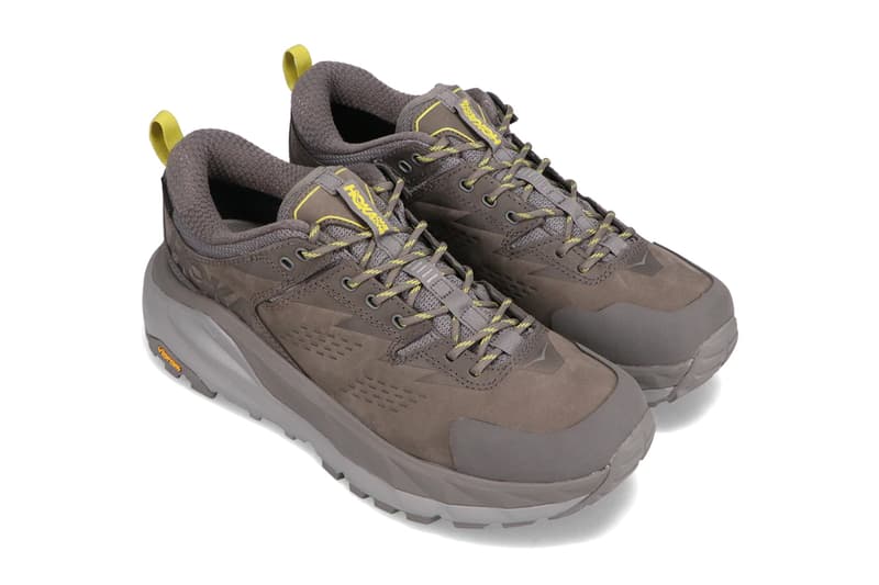 hoka one one kaha low gore tex black green sheen release info photos price store list buying guide 