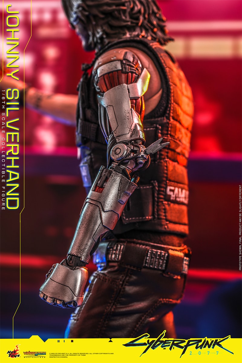hot toys 1 6th cyberpunk 2077 johnny silverhand figure collectible keanu reeves cd projekt red 