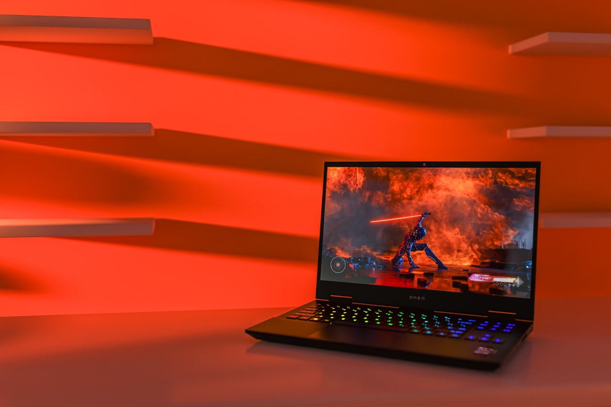 design gaming OMEN 15 New York creative director designer sleek ultra-thin design 10th Generation Intel® Core™ i5 processor and NVIDIA® GeForce® RTX 2070 SUPER™ with Max-Q design graphics Play to Progress creative process output responsiveness to users, 15.6