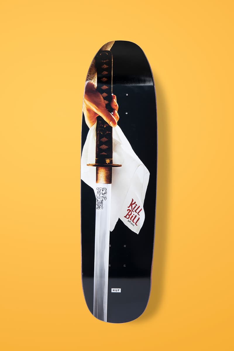 HUF worldwide kill bill collaboration apparel accessories release information