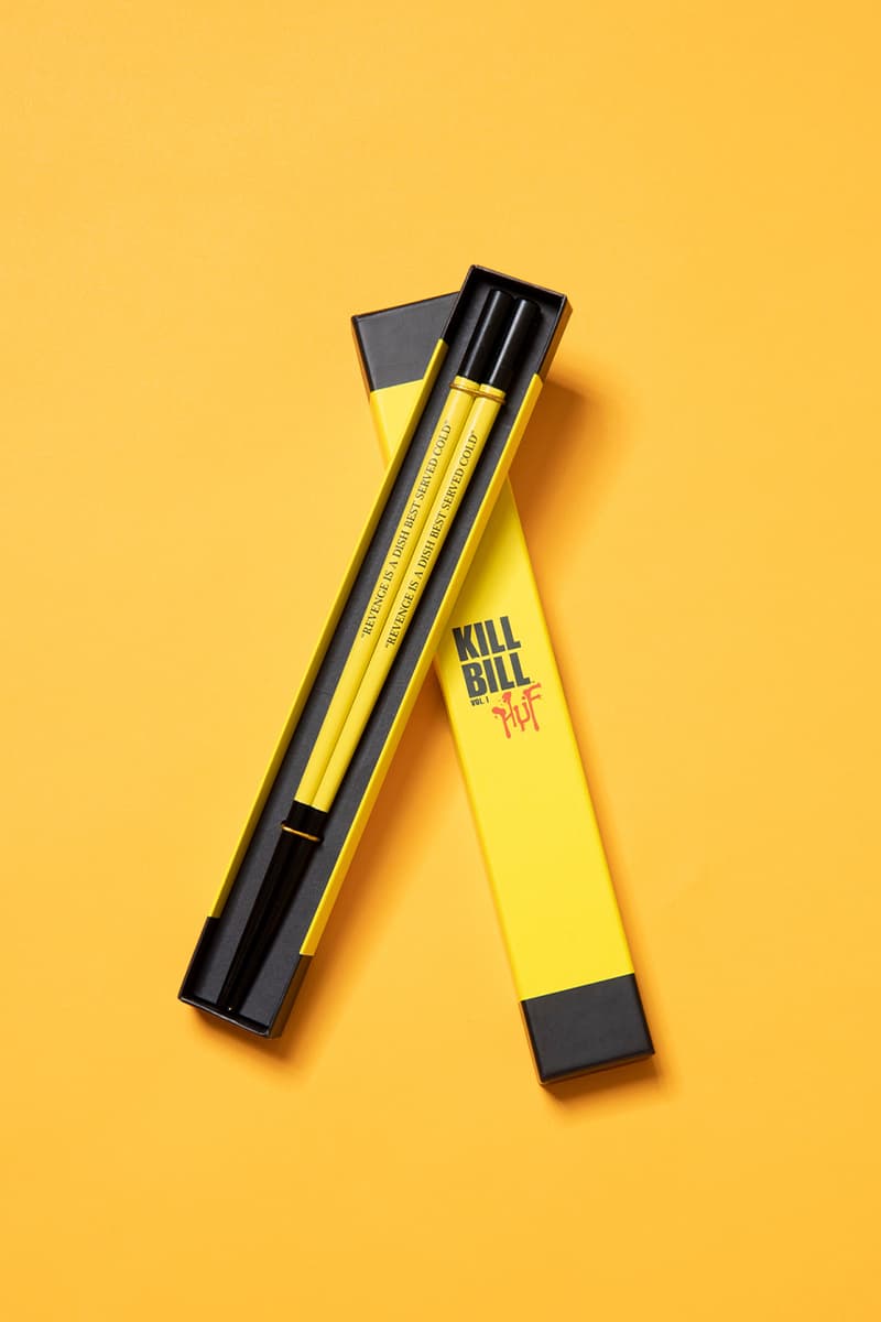 HUF worldwide kill bill collaboration apparel accessories release information