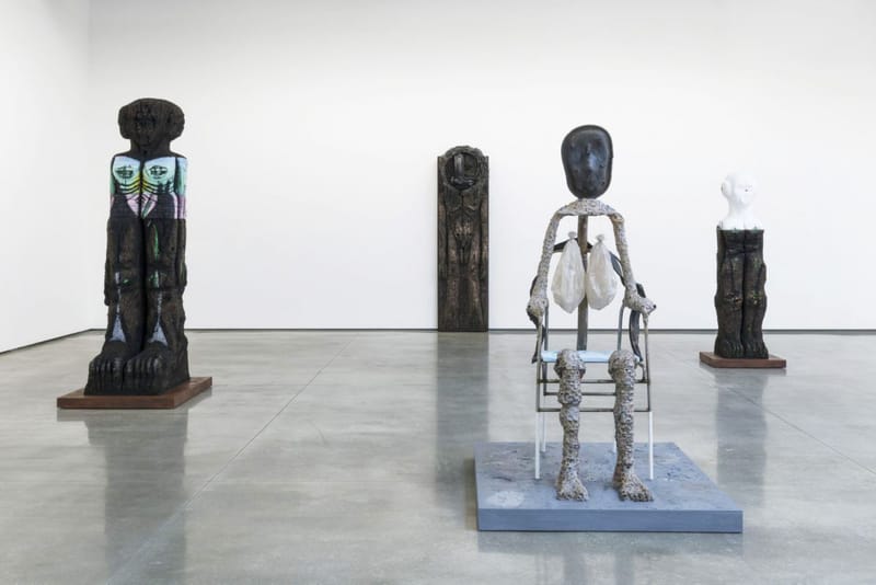 Confront Huma Bhabha's Otherworldly Sculptures And Drawings In "Unsuspected" Online Exhibition