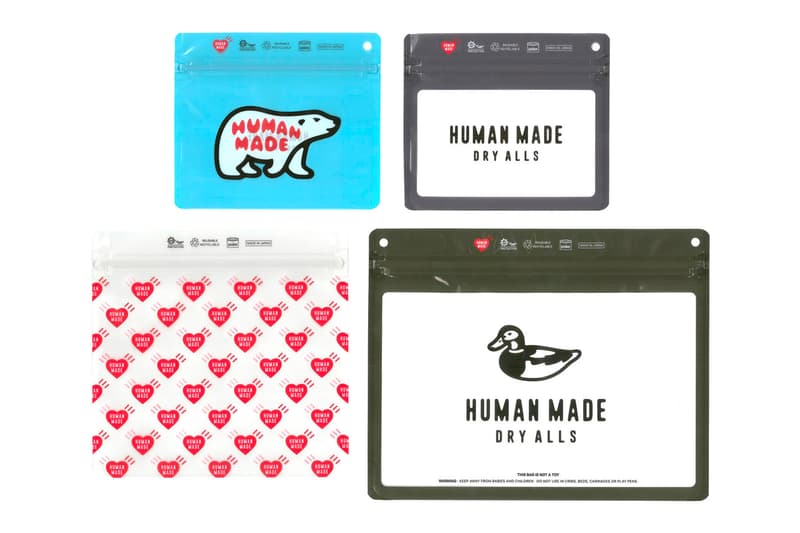 HUMAN MADE UNDERCOVER Pake Zip Bag Capsule Laforet Harajuku Pop-Up Release Info Buy Price