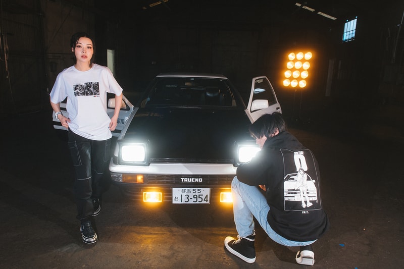 Initial D BAIT Apparel Capsule Release Info Hoodie T shirt long short sleeve Cap Hat Buy Price The Arcade Casio G-SHOCK DW5600 Black White Grey Brown