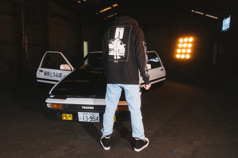 Initial D BAIT Apparel Capsule Release Info Hoodie T shirt long short sleeve Cap Hat Buy Price The Arcade Casio G-SHOCK DW5600 Black White Grey Brown