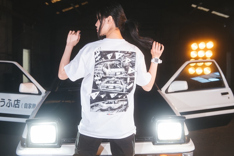 Initial D BAIT Apparel Capsule Release Info Hoodie T shirt long short sleeve Cap Hat Buy Price The Arcade Casio G-SHOCK DW5600 Black White Grey Brown