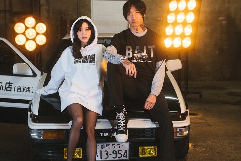 Initial D BAIT Apparel Capsule Release Info Hoodie T shirt long short sleeve Cap Hat Buy Price The Arcade Casio G-SHOCK DW5600 Black White Grey Brown