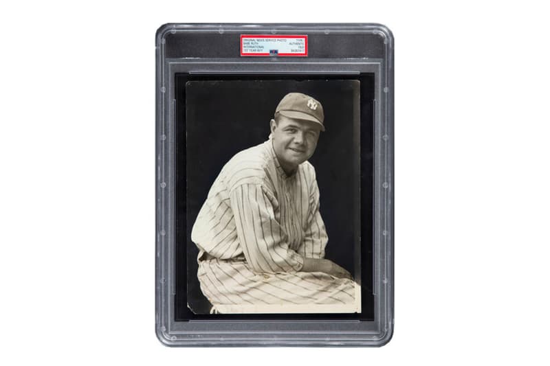 Jackie Robinson Babe Ruth Baseball Card Related Photo Auction Leaf Trading Announcement