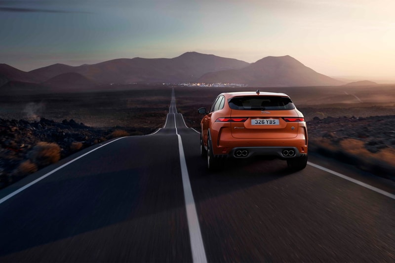 jaguar 2021 f pace svr performance suv v8 engine 550 horsepower 