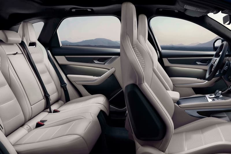 jaguar 2021 f pace svr performance suv v8 engine 550 horsepower
