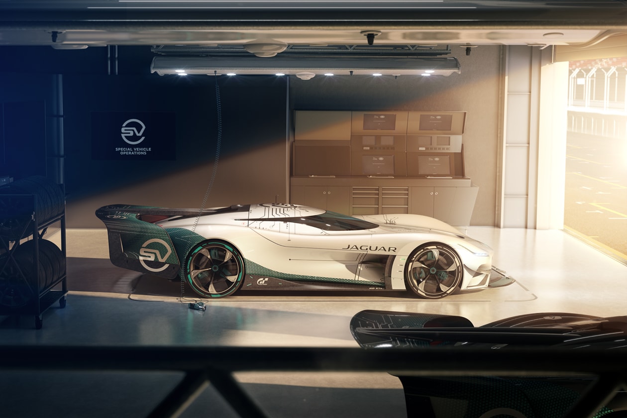 Jaguar Vision Gran Turismo SV PlayStation 5 'Gran Turismo 7' Automotive Car Racing Game Exclusive Interview Exterior Cars Designer Electric Hypercar Super car British Engineering Development Liquid Nitrogen Tech D-Type C-Type Ollie Cattell-Ford