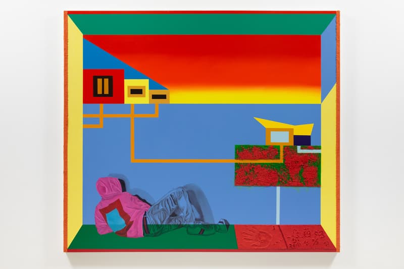 jamaal petermen grunch in bed exhibition james fuentes gallery artworks paintings sculptures