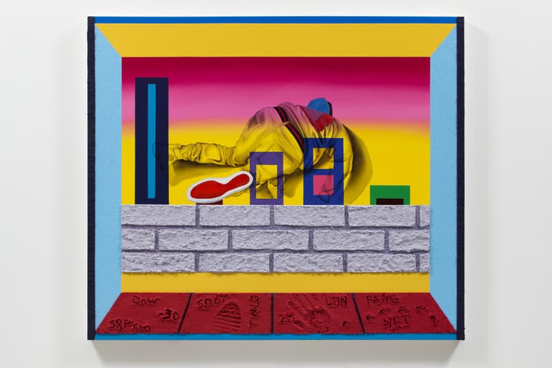 jamaal petermen grunch in bed exhibition james fuentes gallery artworks paintings sculptures