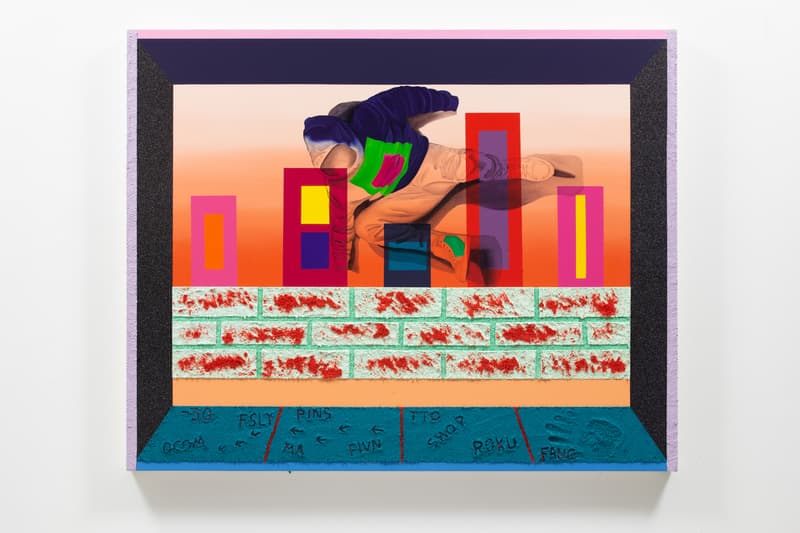 jamaal petermen grunch in bed exhibition james fuentes gallery artworks paintings sculptures