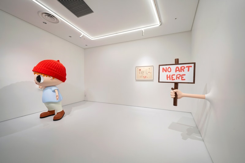 javier calleja no art here nanzuka 2g exhibition tokyo japan artworks paintings sculptures