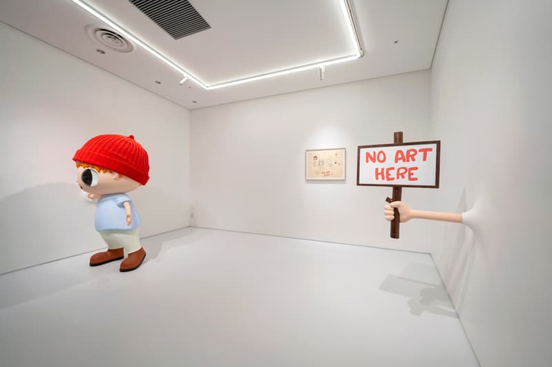javier calleja no art here nanzuka 2g exhibition tokyo japan artworks paintings sculptures