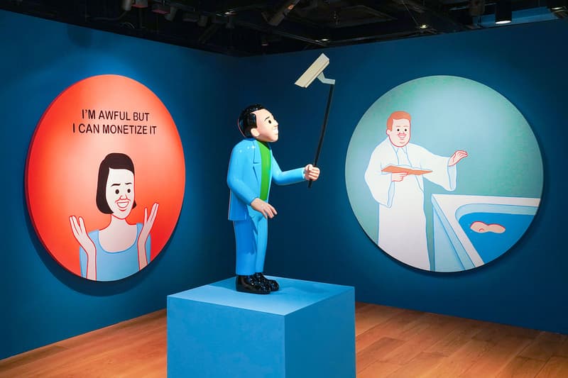 Joan Cornellà My Life Is Pointless Contemporary Showcase Interview Sothebys Hong Kong allrightsreserved dark humor satire original paintings life sized panels