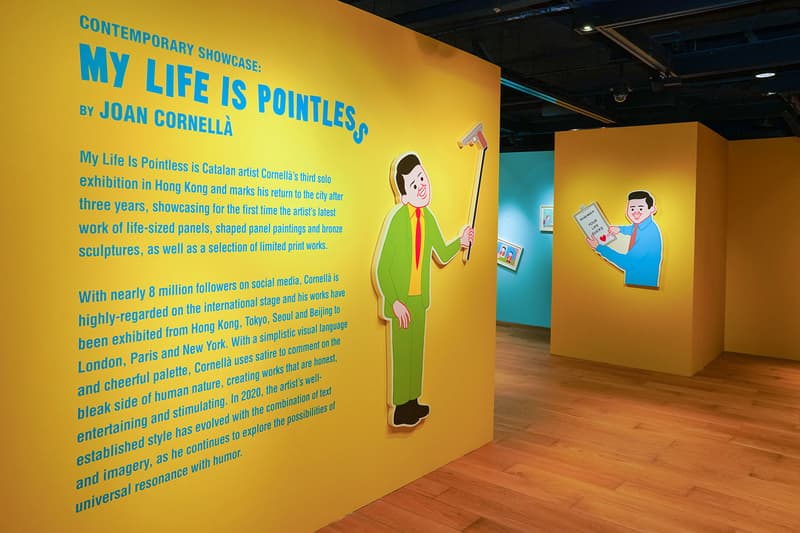 Joan Cornellà My Life Is Pointless Contemporary Showcase Interview Sothebys Hong Kong allrightsreserved dark humor satire original paintings life sized panels