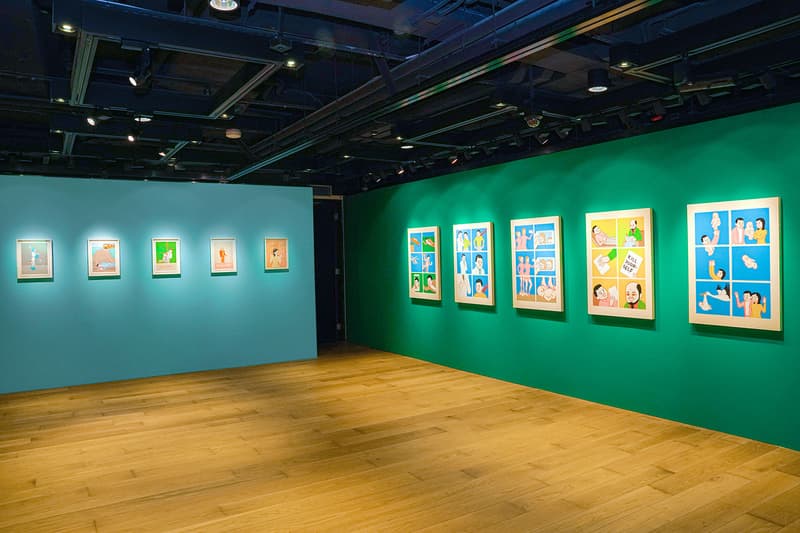 Joan Cornellà My Life Is Pointless Contemporary Showcase Interview Sothebys Hong Kong allrightsreserved dark humor satire original paintings life sized panels