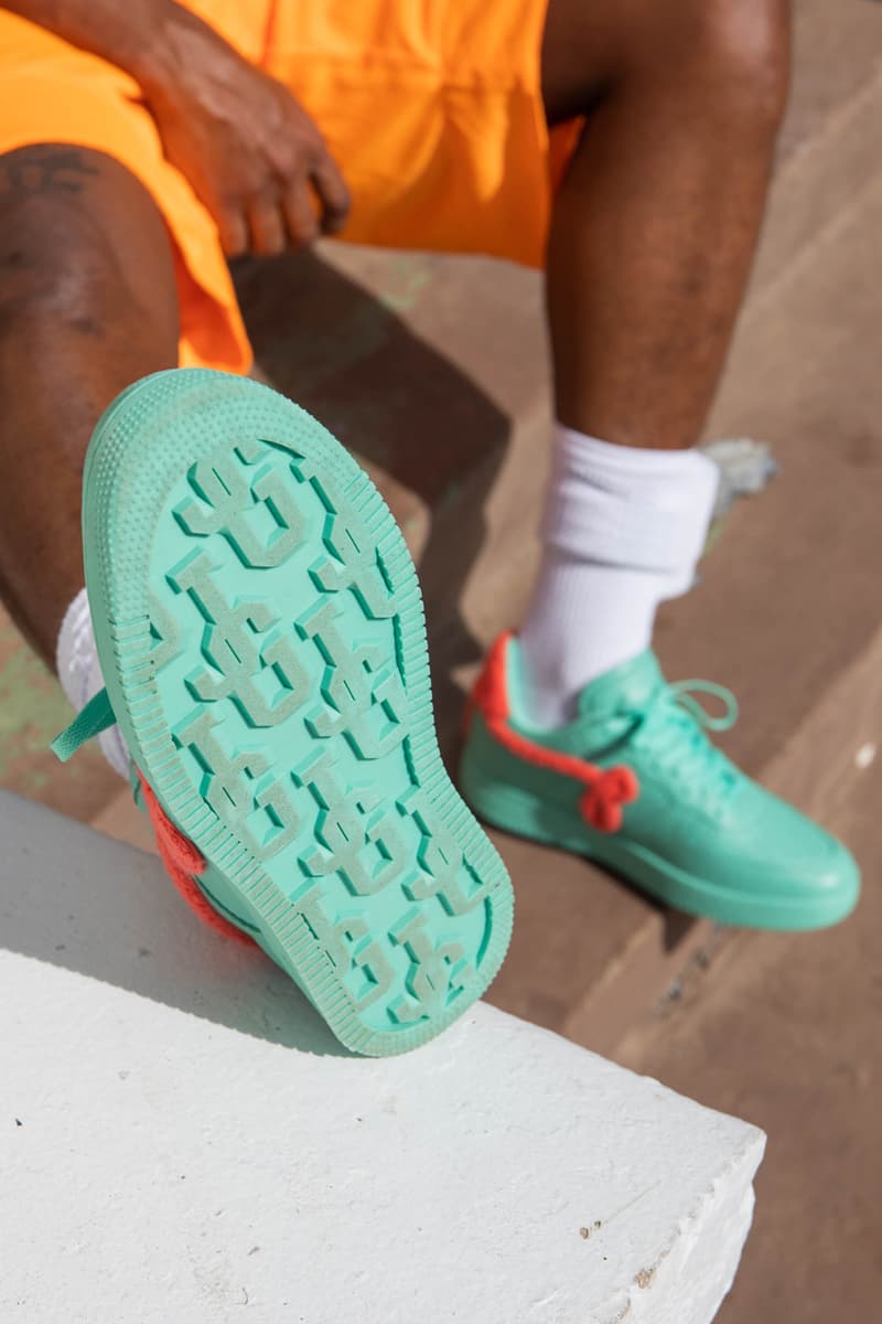 john geiger co gf 01 air force 1 teal peach basketball shorts official release date info photos price store list buying guide