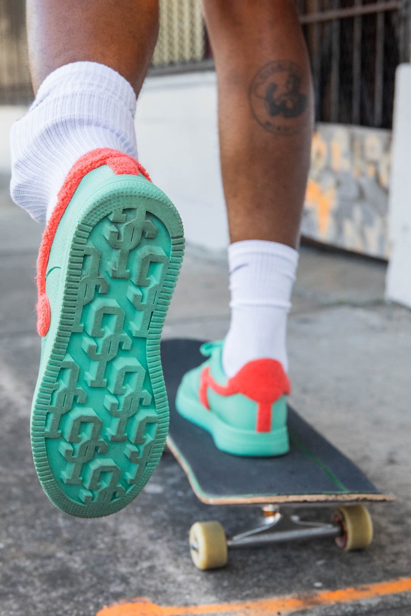 john geiger co gf 01 air force 1 teal peach basketball shorts official release date info photos price store list buying guide