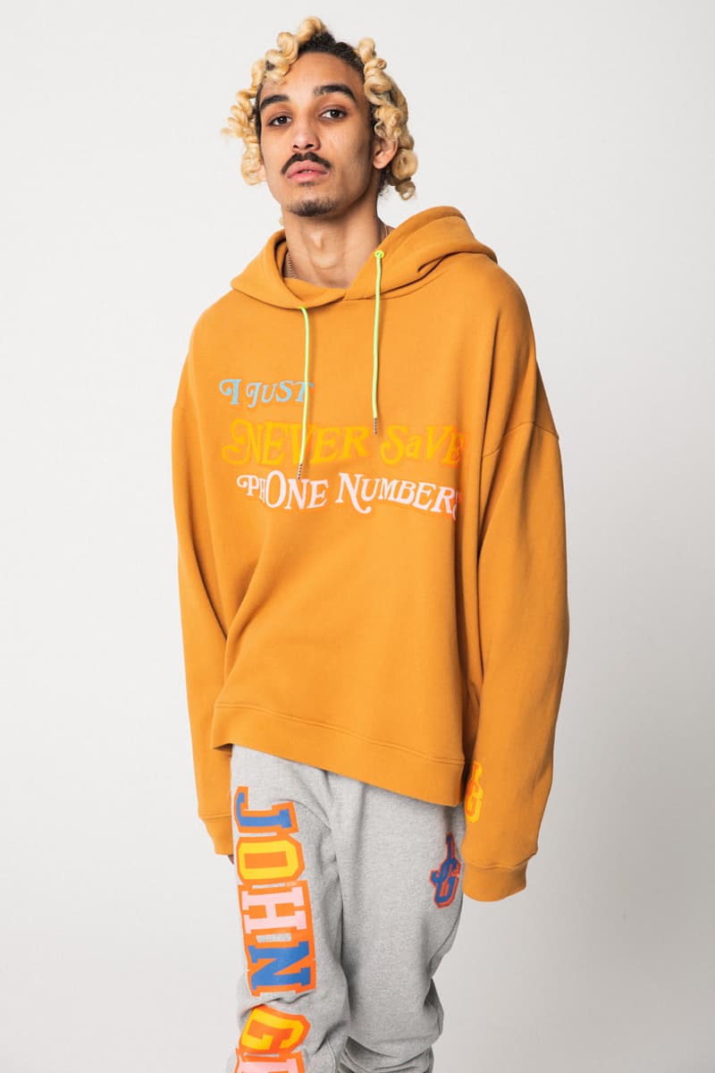 john geiger jg szn season 2 collection varsity jacket hoodie i just never save phone numbers hoodie cargo pants 002 og shoes official release date info photos price store list buying guide