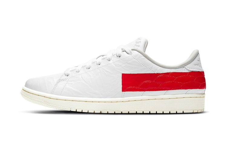 The Jordan Centre Court Surfaces in "White/University Red"