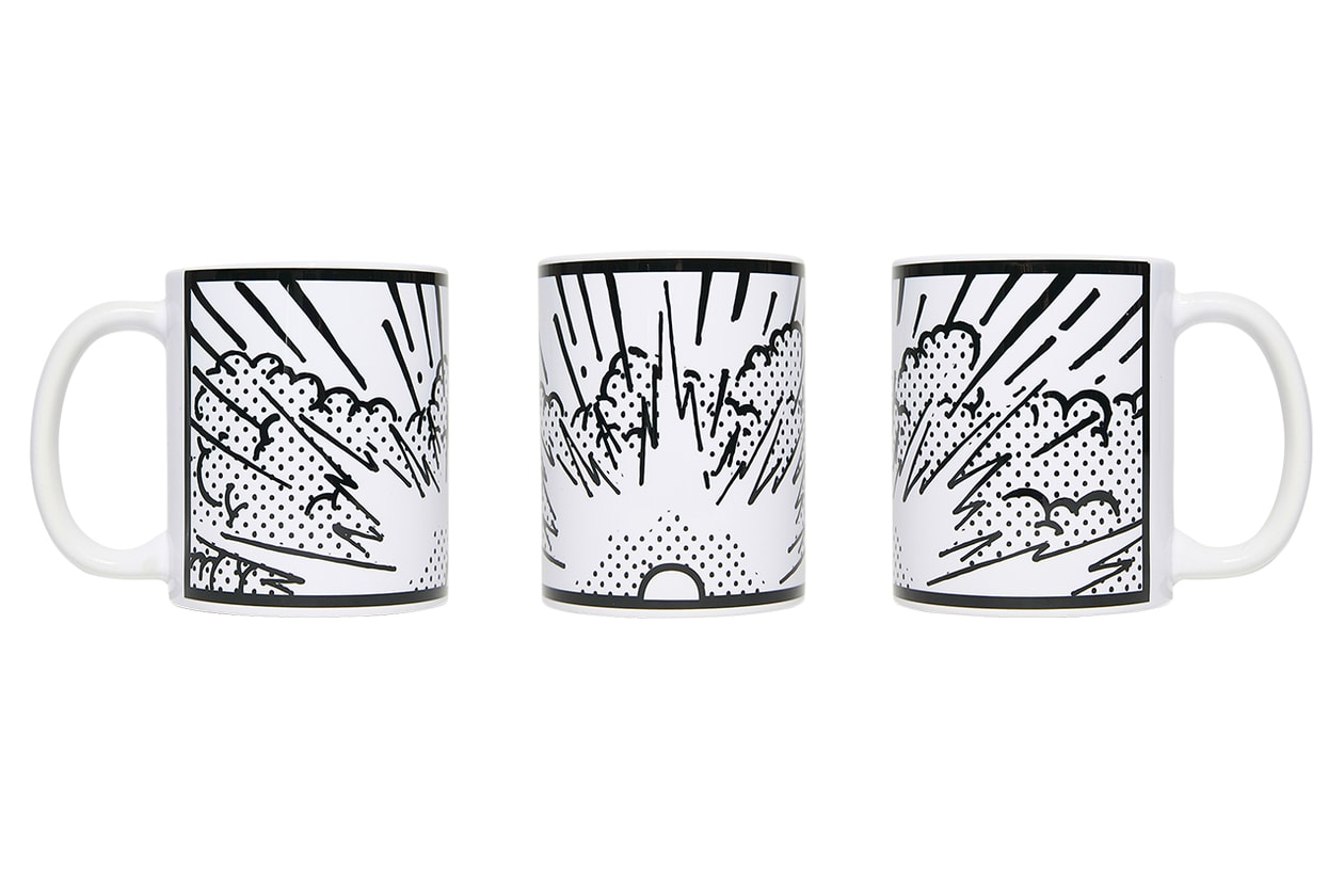 cone ceramic skate deck mug black and white artist limited edition collectibles exclusive