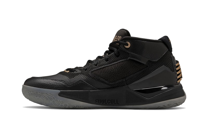 kawhi leonard new balance black gold signature shoe official release date info photos price store list buying guide