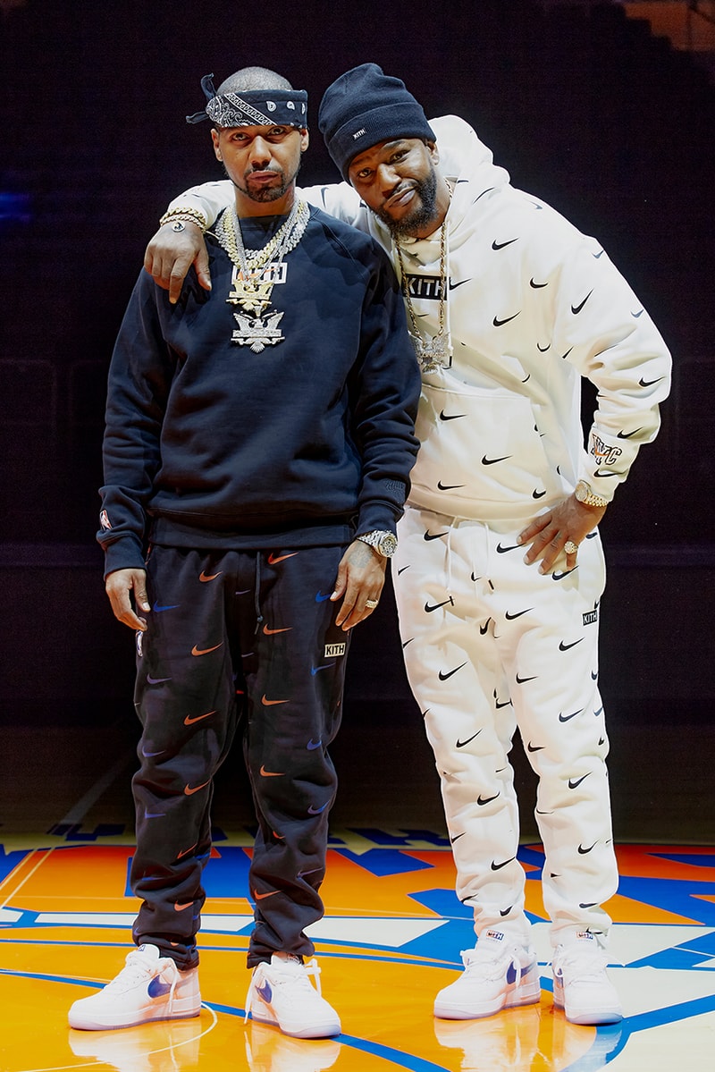 kith nike new york knicks collection hoodie sweatpants air force 1 low sweatshirt crewneck release info date buying guide