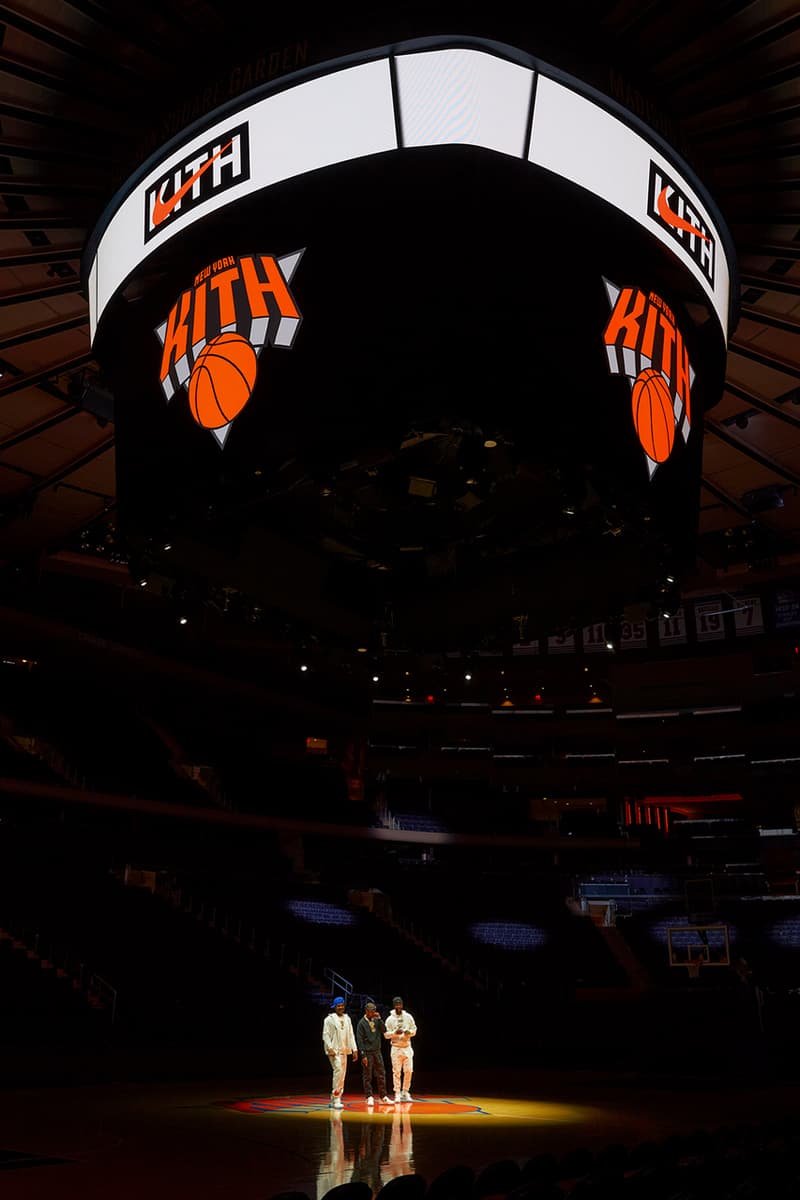 kith nike new york knicks collection hoodie sweatpants air force 1 low sweatshirt crewneck release info date buying guide