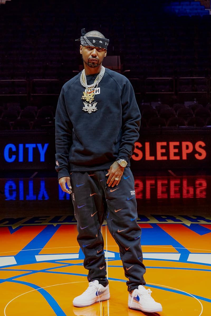 kith nike new york knicks collection hoodie sweatpants air force 1 low sweatshirt crewneck release info date buying guide