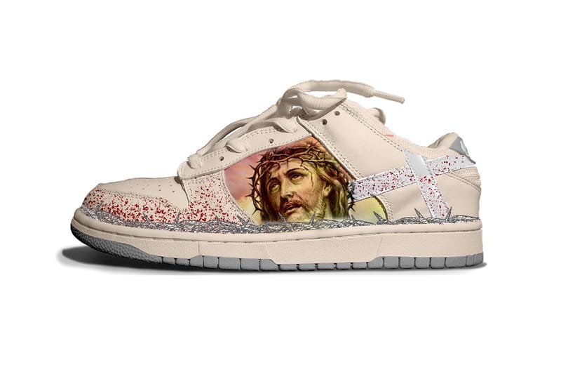 jesus christ jordan shoes