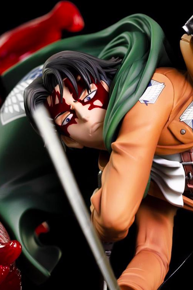 Kitsune Statue Attack on Titan Levi vs Beast Titan 1/6 Scale Figure  Shingeki no Kyojin anime manga toys eren Toys Japan 