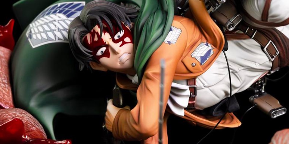 Kitsune Statue Levi Vs Beast Titan 1 6 Scale Figure Hypebeast Kitsune Statue Levi Vs Beast Titan 1 6 Scale Figure Hypebeast