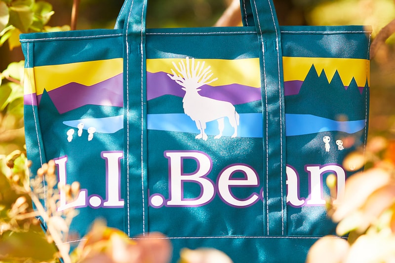 Studio Ghibli x L.L. Bean 'Princess Mononoke' Tote Bag Kiki's Delivery Service My Neighbor Totoro Keychains bean boot Night-walker Forest Spirit Anime 