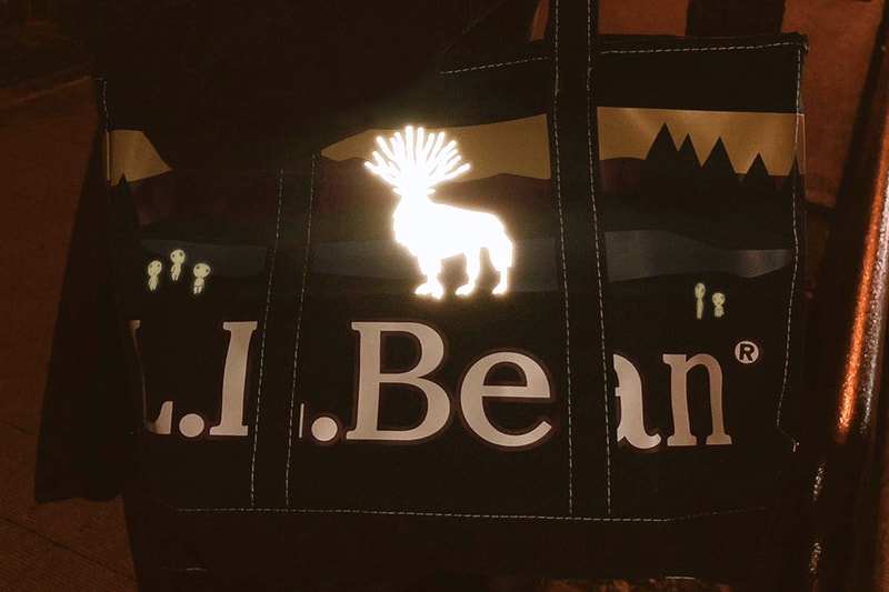 Studio Ghibli x L.L. Bean 'Princess Mononoke' Tote Bag Kiki's Delivery Service My Neighbor Totoro Keychains bean boot Night-walker Forest Spirit Anime 