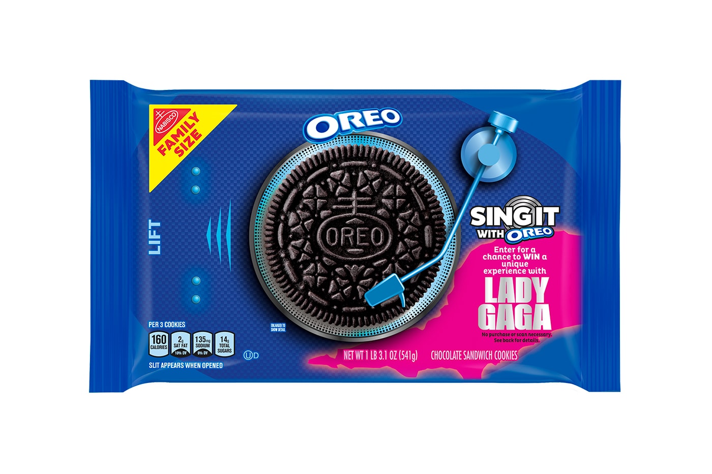 Lady Gaga and Oreo Release Pink and Green 'Chromatica' Cookies sing it with oreo oreogram snacks food cookies singing pink limited edition