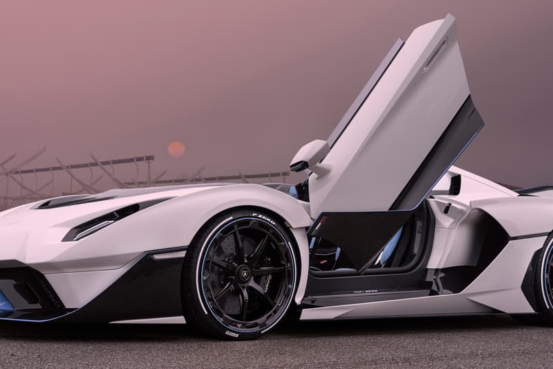 Lamborghini SC20 Squadra Corse Carbon Fiber Body Kit Unique 1-of-1 One Off Custom Built Italy Design Supercar Hypercar Open-Top Track Cars V12