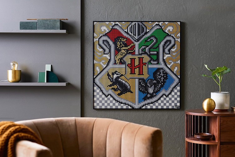 LEGO's Latest 'Harry Potter' Drop Lets You Dress Your Walls With the Hogwarts Crest