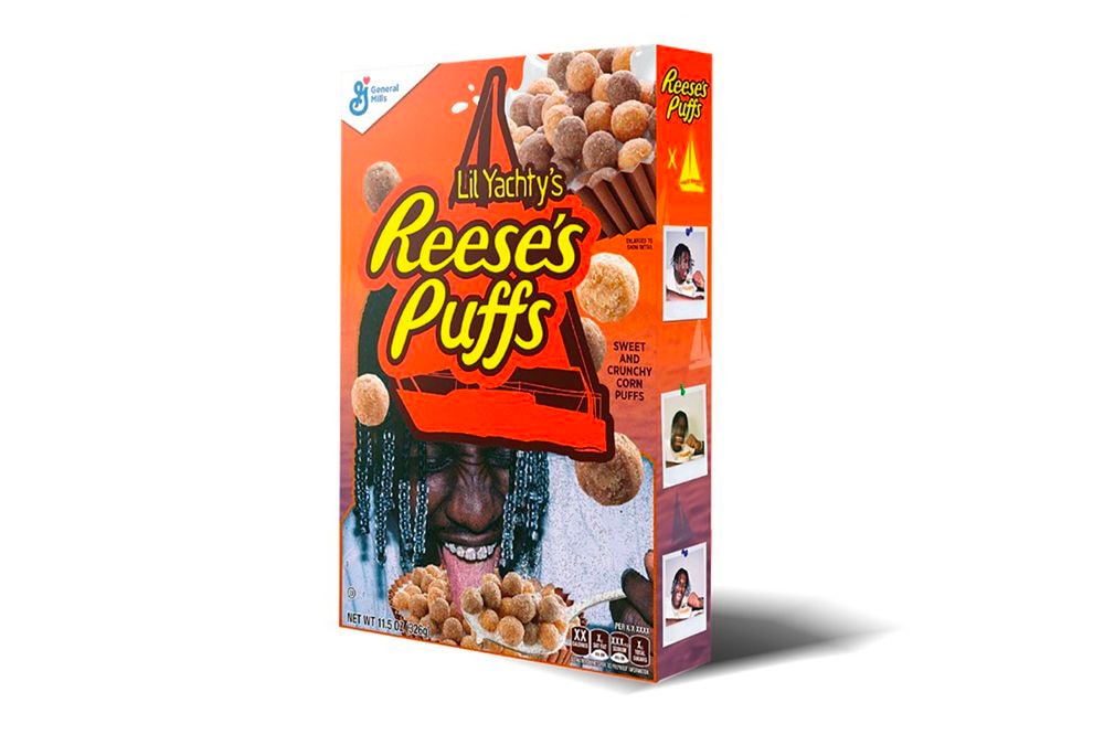 lil yachty reeses puffs collaboration cereal box release interview