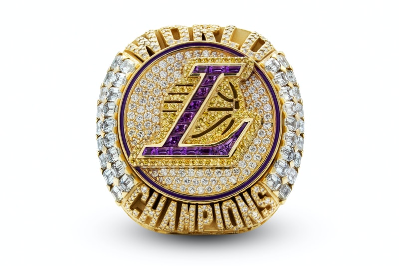 Los Angeles Lakers 2020 NBA Championship Ring Kobe Tribute Social Justice Leave a Legacy