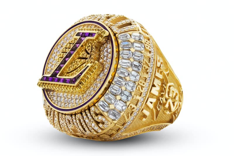 Los Angeles Lakers 2020 NBA Championship Ring Kobe Tribute Social Justice Leave a Legacy