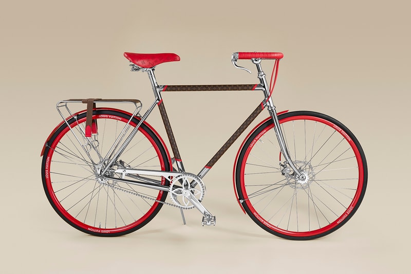 Louis Vuitton x Maison TAMBOITE LV Bike Bicycle Monogram Leather Limited Edition Collectible Rare Design Automotive Transportation Device City Virgil Abloh Hand Made Paris